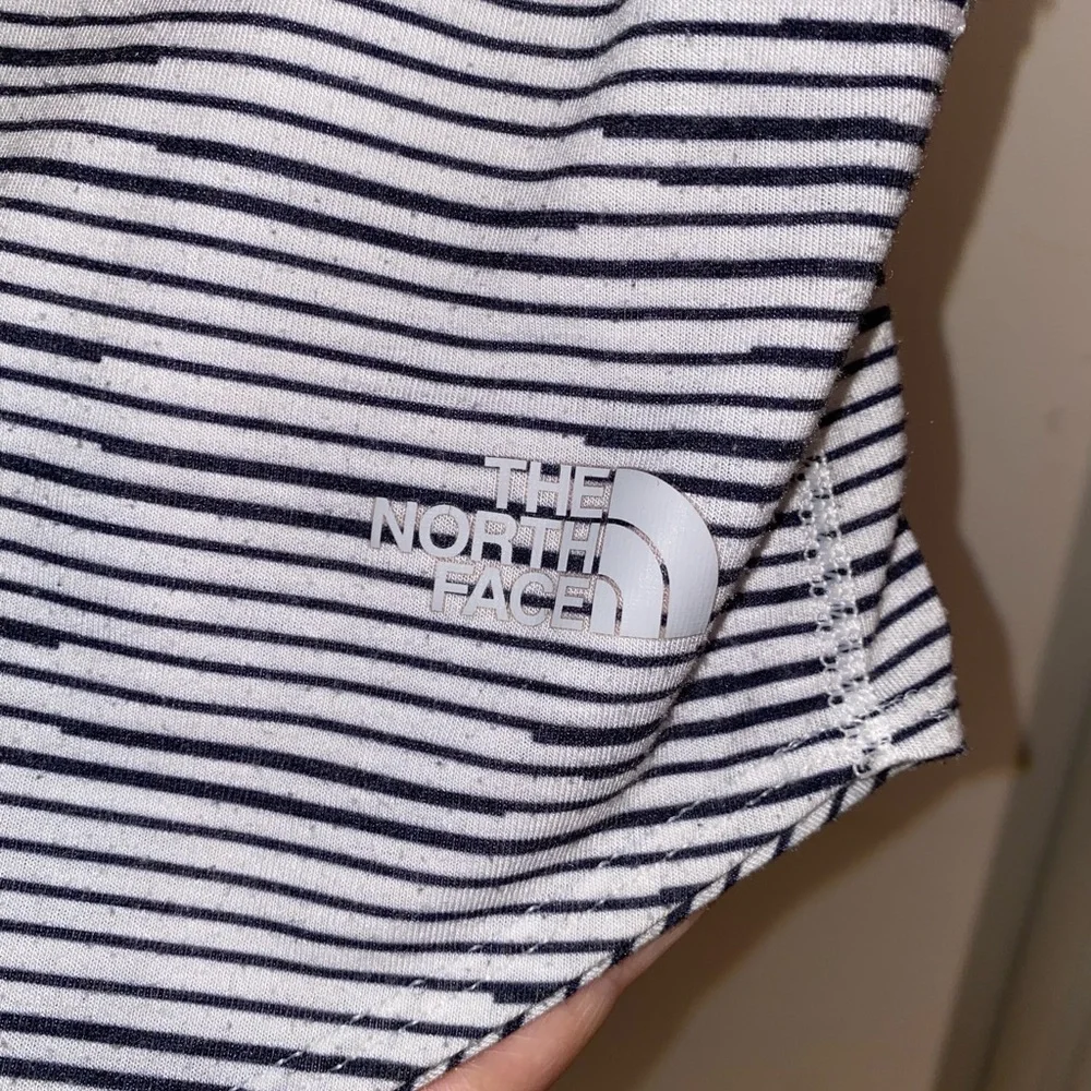 The North Face Women's White & Black Striped Short-Sleeve Tee - Picture 2 of 7